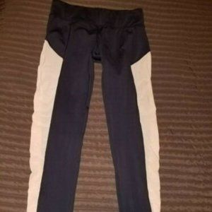 NOLI Yoga Black Tan Mesh panel leggings S